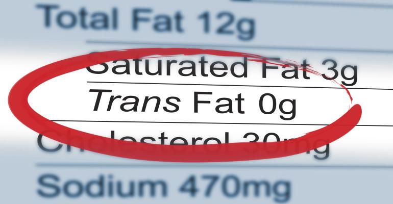 Trans fat ban
